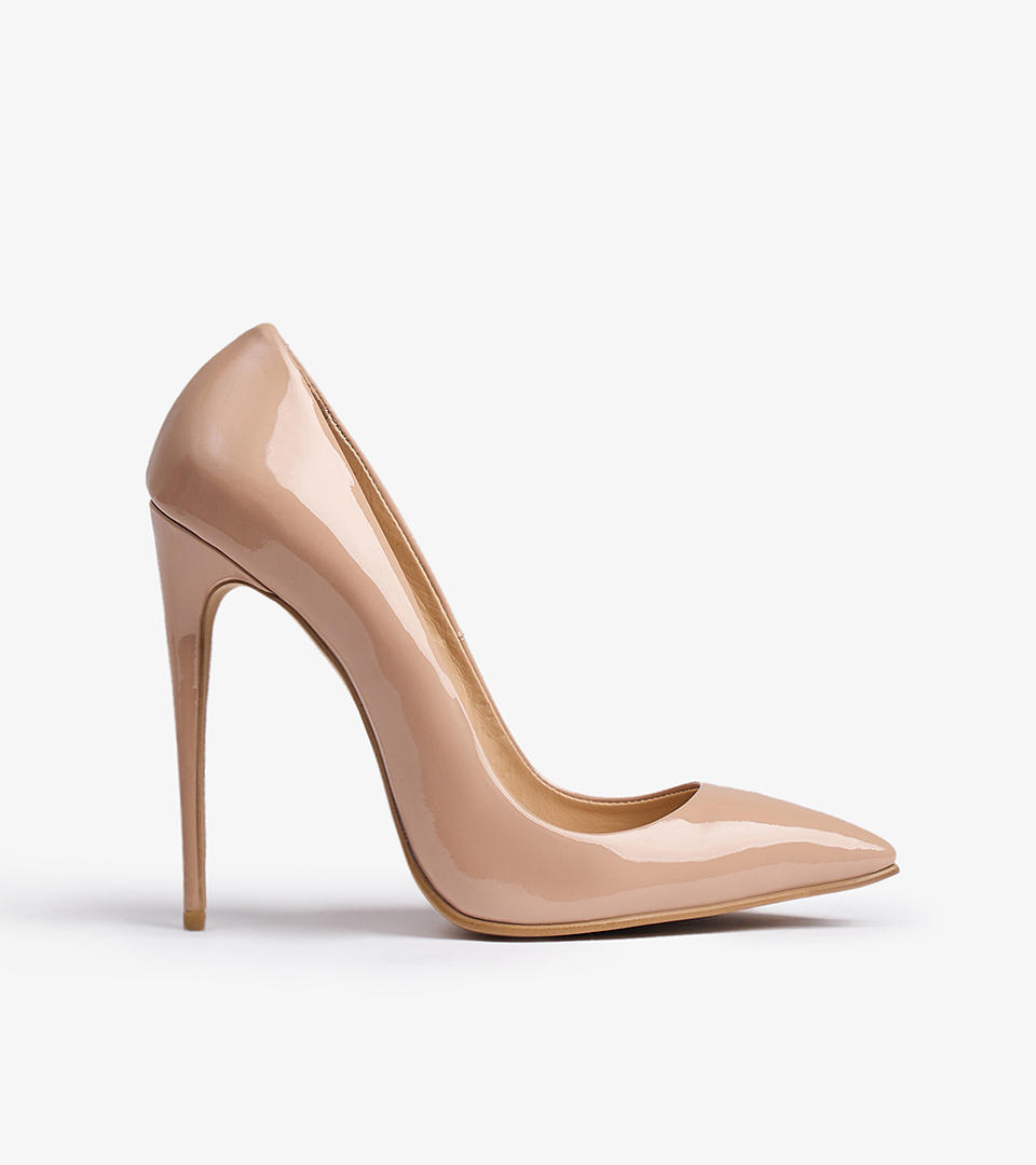 IMG_0097 POWDER-COLORED GENUINE PATENT LEATHER SHOES - Image 1