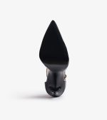 ТУФЛИ В ЧЕРНОЙ ЛАКИРОВАННОЙ КОЖЕ С ПЕРЕПЛЕТАЮЩИМИСЯ РЕМЕШКАМИ — изображение 5