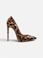 AYAKKABI QUEEN LEOPAR DESENLİ DERİ