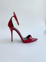 SANDALET JIMMY KIRMIZI VERNİK 10 CM - Görsel 4