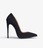 SHOES QUEEN BLACK SUEDE