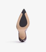 SLINGBACKS QUEEN BORDO PARLAK DERİ - Görsel 6