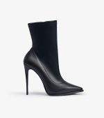 ANKLE BOOTS ADELE BLACK LEATHER