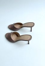 MULES OLIVIA BEIGE LEATHER