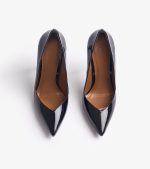 QUEEN SHOES BLACK PATENT LEATHER V-CUT - Image 3