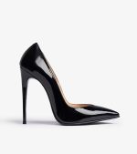 QUEEN SHOES BLACK PATENT LEATHER