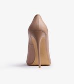 SHOES QUEEN BEIGE LEATHER - Image 6