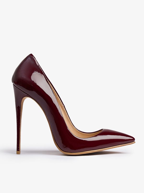 SHOES QUEEN BURGUNDY VARNISH