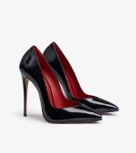 SHOES QUEEN PATENT LEATHER  RED INSOLE - Image 2