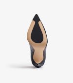 SHOES QUEEN BLACK LEATHER RED INSOLE - Image 6