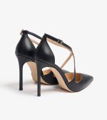 SHOES DONNA BLACK LEATHER STRAPS - Image 4