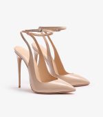 SLINGBACKS QUEEN BEIGE VARNISH - Image 2