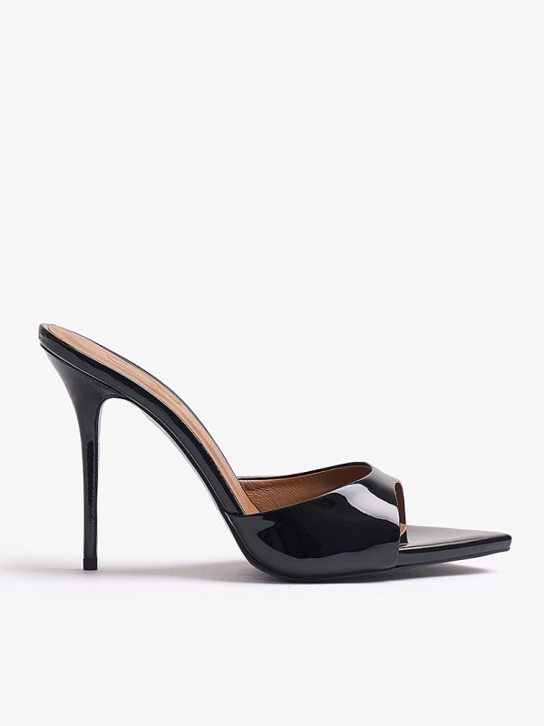 MULES AMALIA BLACK VARNISH