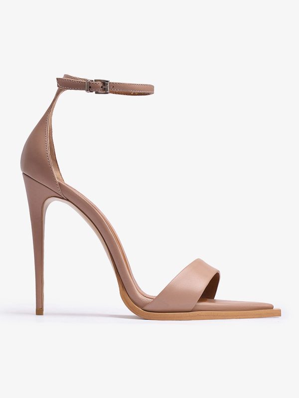 SANDALS ADELE BEIGE LEATHER