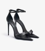 SANDALS ADELE BLACK LEATHER - Image 2