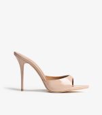 MULES AMALIA BEIGE VARNISH