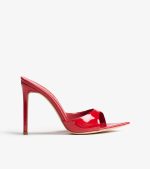MULES BELLA RED VARNISH