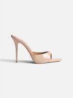 MULES AMALIA BEIGE VARNISH