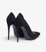 SHOES QUEEN BLACK SUEDE WAVE - Image 4