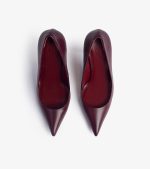 SHOES MICHELLE BURGUNDY LEATHER - Image 3