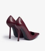 SHOES MICHELLE BURGUNDY LEATHER - Image 4
