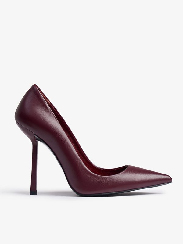 SHOES MICHELLE BURGUNDY LEATHER