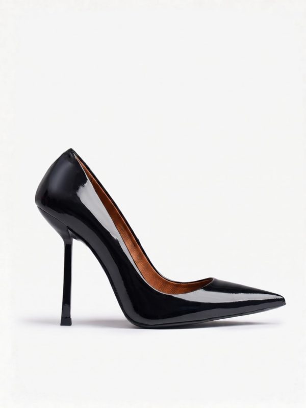 SHOES MICHELLE BLACK VARNISH
