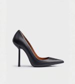 SHOES MICHELLE BLACK LEATHER