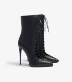 ANKLE BOOTS CATALINA BLACK LEATHER - Image 2