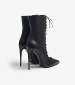 ANKLE BOOTS CATALINA BLACK LEATHER - Image 4