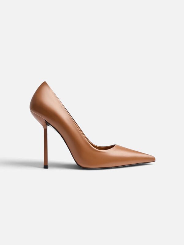 SHOES MICHELLE CARAMEL LEATHER