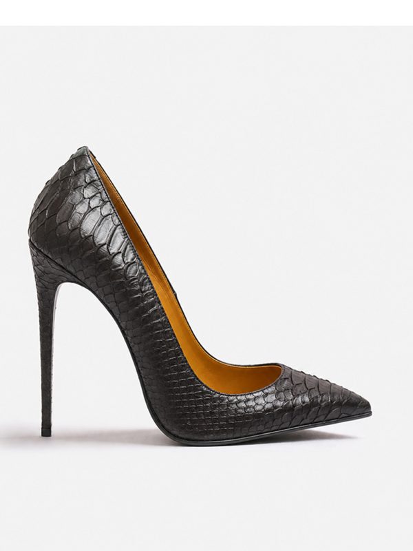 SHOES QUEEN BLACK PYTHON