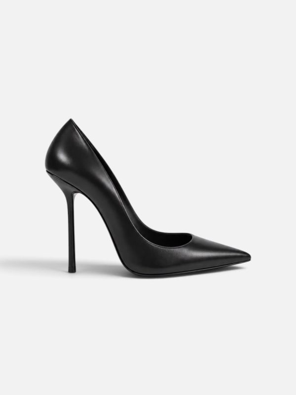 SHOES MONA BLACK LEATHER