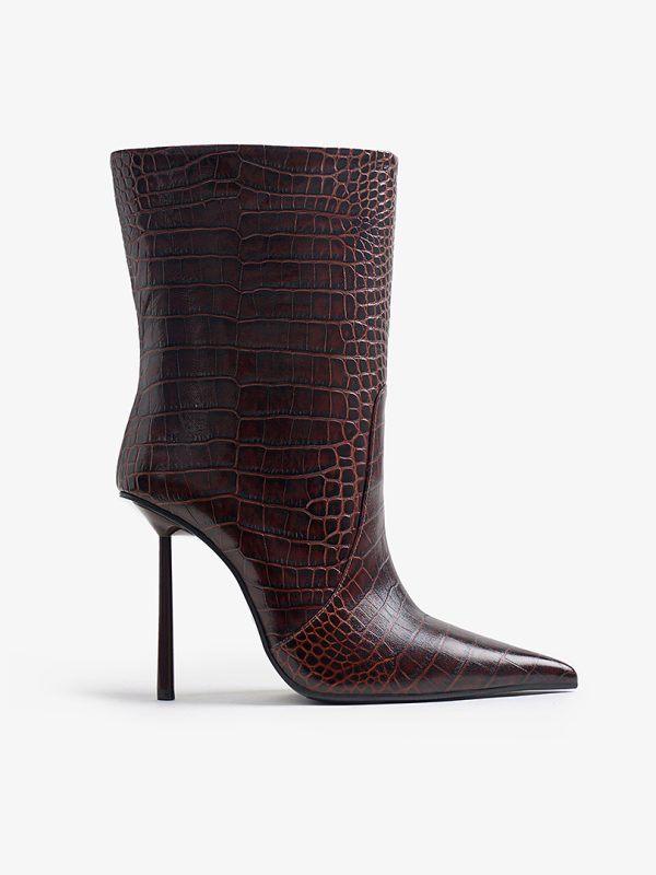 ANKLE BOOTS  VIOLA CROCODILE