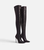 HIGH BOOTS VIOLA WITH LACING - Image 2